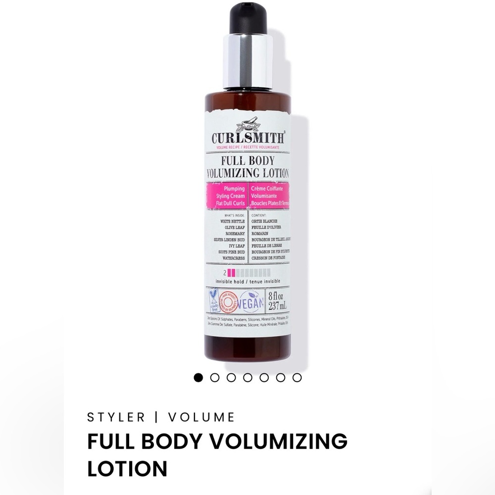 Curlsmith Full Body Volumizing Lotion